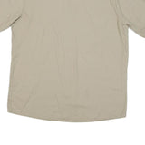 DICKIES Mens Beige Cotton Blend Work Shirt XL Short Sleeve Button Pockets