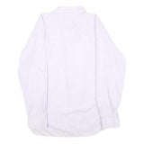 VALENTINO Mens White Plain Shirt 2XL Classic Cotton Button-Down Collar