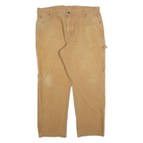 DICKIES Mens Jeans Beige Regular Straight Denim Medium W40 L32 Workwear