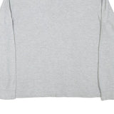 POLO RALPH LAUREN Mens Grey Plain Cotton Blend Pullover Crew Neck Jumper M