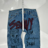 Dickies Jeans - 30W 31L Blue Cotton