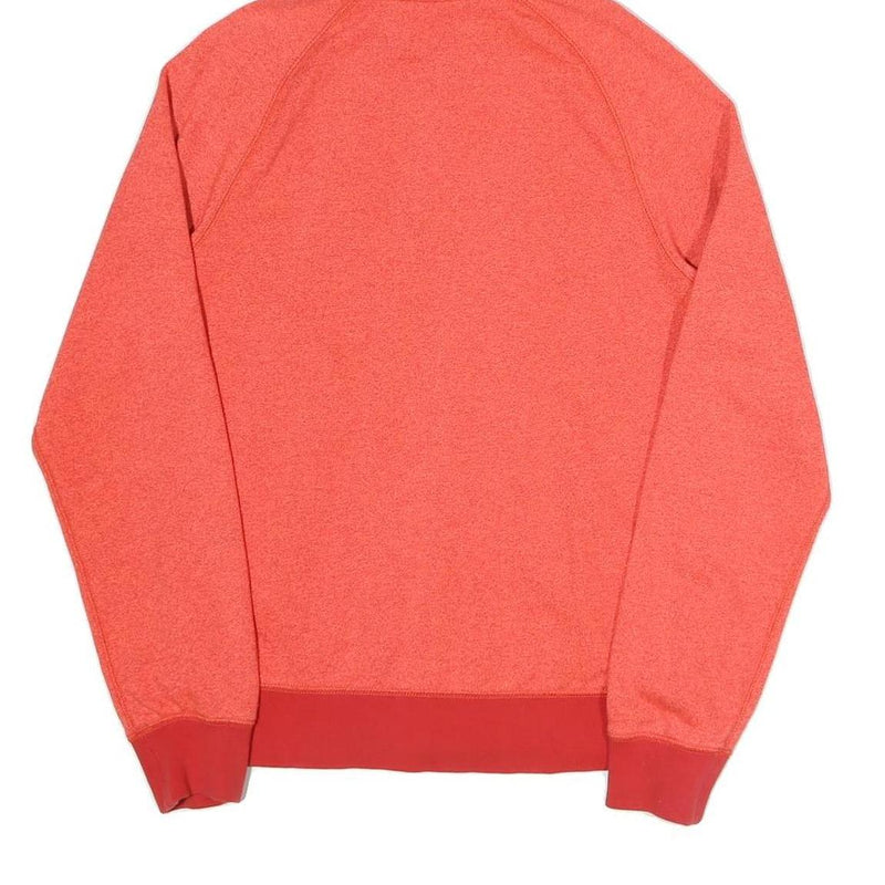 NIKE Mens Red Full Zip Hoodie S Casual Hooded Sweatshirt Athletic