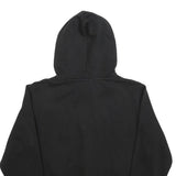 PUMA Womens Black Hoodie M Cotton Blend Pullover Sweatshirt Logo Print