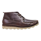 CLARKS Chukka Boots Brown Leather Mens UK 8