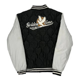 Golden Time Unbranded Varsity Jacket - Large White Polyester