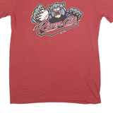 MAJESTIC Mens Red River Cats Graphic T-Shirt XL Short Sleeve Crew Neck Cotton