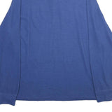 CHAPS Mens Blue Pullover Plain 1/4 Zip Cotton Blend Jumper 2XL Casual Comfort