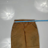 Carhartt Carpenter Trousers - 30W 32L Brown Cotton