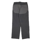 JACK WOLFSKIN Womens Polyester Blend Black & Grey Regular Fit Straight Trousers