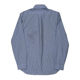 Checked Ralph Lauren Slim Fit Shirt - Medium Blue Cotton