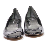 COLE HAAN Peep Toe Heels Black Synthetic Womens UK 6.5