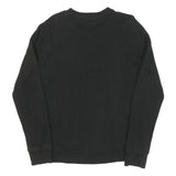 NBA Mens Black Cotton Crew Neck S Sweatshirt Basketball Logo Casual Wear