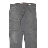 DICKIES Mens Jeans Grey Regular Straight Denim Medium W36 L34 Workwear Durable