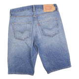 LEVI'S Womens Denim Blue Casual Shorts M W30 Classic Fit Cotton Blend