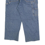 DICKIES Mens Relaxed Blue Denim Jeans W38 L24 Workwear Utility Zip Closure