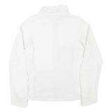 SALOMON Womens White Jacket S Polyester Blend Plain Zip Outdoor Activewear