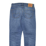 LEVI'S Mens Regular Fit Blue Denim Jeans W32 L32 Classic Zip Pocket