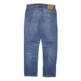 LEVI'S Mens Regular Fit Blue Denim Jeans W32 L32 Classic Zip Pocket