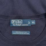 Polo By Ralph Lauren Sweater - XL Navy Cotton