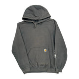 Carhartt Hoodie - Large Gray Cotton Blend
