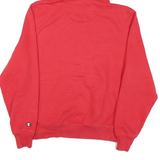 CHAMPION Mens Red Hoodie M Cotton Blend Pullover Hooded Sweatshirt