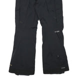 COLUMBIA Lined Mens Polyester Blend Black Relaxed Tapered Trousers W28 L30