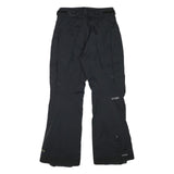 COLUMBIA Lined Mens Polyester Blend Black Relaxed Tapered Trousers W28 L30