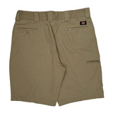 Dickies Chino Shorts - 36W 10L Khaki Cotton Blend