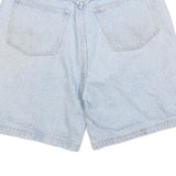 NATURAL RAGAZZA Womens Shorts Blue Denim Casual S W28 Light Wash Relaxed Fit