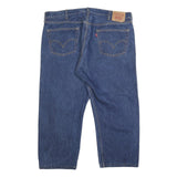LEVI'S 501 Mens Jeans Blue Regular Straight Denim Medium W40 L24 Classic Button