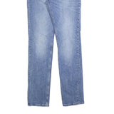 TOMMY JEANS Womens Slim Blue Denim Light W28 L32 Zip Slim Fit Straight Jeans