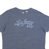 LEVI'S Womens Blue Graphic T-Shirt 2XL Short Sleeve Crew Neck Casual Cotton
