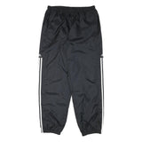 ADIDAS Mens Joggers Black With White Stripes XL W32 L33 Sports Casual Track