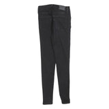 LEVI'S 720 Womens Jeans Black Slim Skinny Denim Raw W25 L28 Stretch