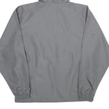 CHAMPION Mens Grey Hoodie Jacket S Polyester Plain Casual Lightweight