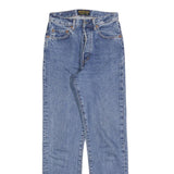 REDWOOD Womens Jeans Blue Regular Straight Denim Medium W25 L30 Button Closure