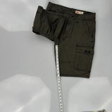 Wrangler Cargo Shorts - 29W 10L Grey Cotton