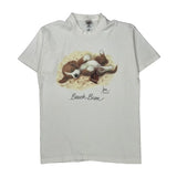 Fruit Of The Loom Graphic T-Shirt - Large White Cotton