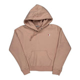 Reverse Weave Champion Hoodie - Small Pink Cotton