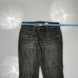 Unbranded Graphic Jeans - 34W 30L Gray Cotton