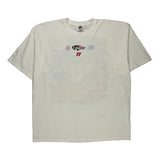 Penske Racing Fruit Of The Loom Nascar T-Shirt - 2XL White Cotton