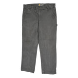 Carhartt Carpenter Trousers - 38W 32L Grey Cotton