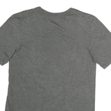 NIKE Mens Grey Red Run Graphic T-Shirt S Short Sleeve Crew Neck Athletic