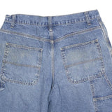 OPEN TRAILS Mens Denim Blue Casual Shorts M W34 Cotton Blend Relaxed Fit