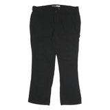 CARHARTT Womens Cotton Blend Black Loose Leg Trousers W38 L31 Workwear Zip