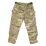 Womens Regular Fit Button Closure Cotton Blend Camouflage Trousers W30 L23