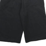 DICKIES Mens Black Casual Polyester Blend Shorts L W34 Workwear Comfort Fit
