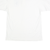 HANES Mens White Short Sleeve USA Judging Tour 1993 Polo Shirt L Cotton Blend