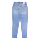 LEVI'S Womens Slim Blue Denim Light W25 L27 Jeans Zip Cotton Blend Casual