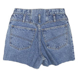 Womens Denim Blue Shorts Casual M W26 Double Button Closure Summer Style